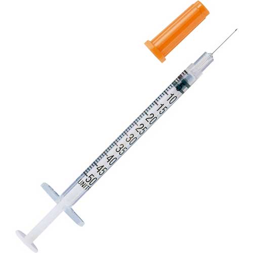 Terumo Sterile Insulin Syringe 0.5ml U100 with 29G 0.5" Needle